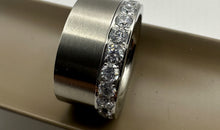 Edelstahl Ring Set Grösse 56