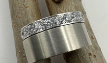 Edelstahl Ring Set Grösse 56