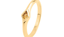 Ring KITE CITRIN  3X5mm