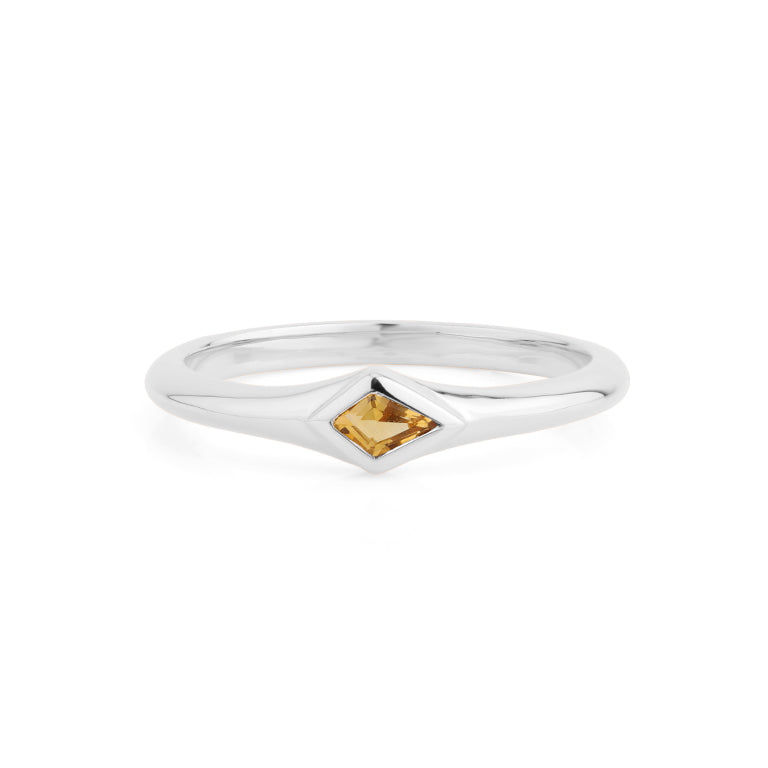 Ring KITE CITRIN  3X5mm