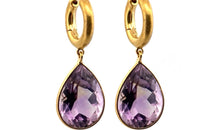 Creolen mit 12 X 16 Ametrin