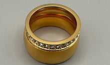 Ring Set gelbvergoldet Grösse 58