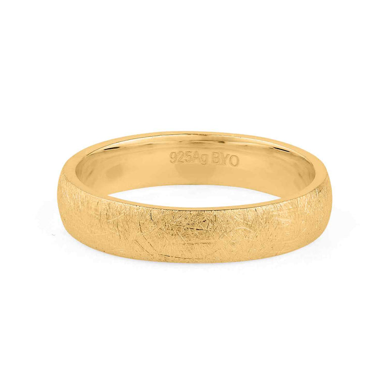 Ring COLIN 4 mm ice matt