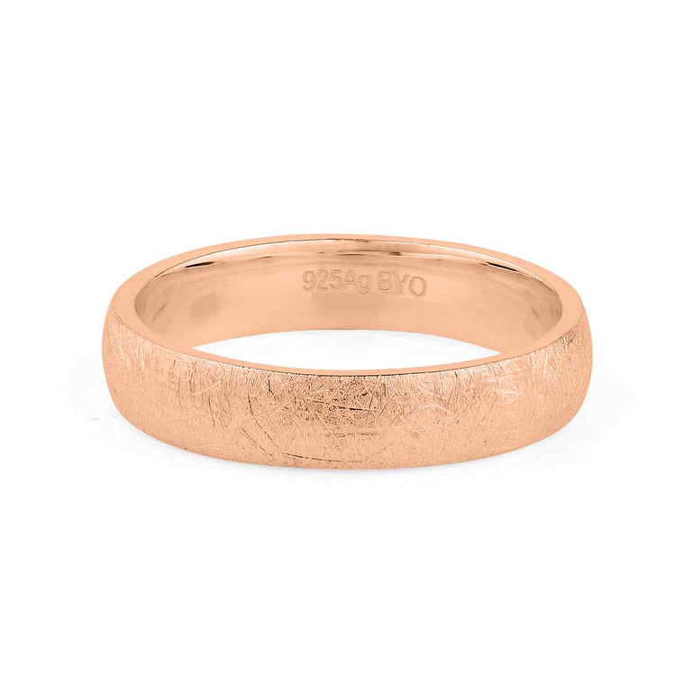 Ring COLIN 4 mm ice matt