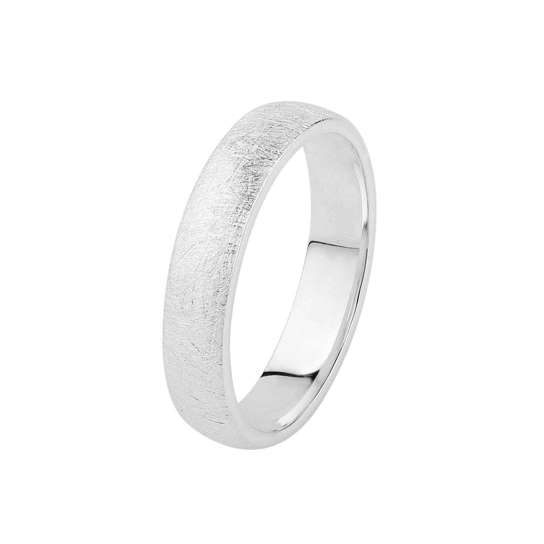 Ring COLIN 4 mm ice matt
