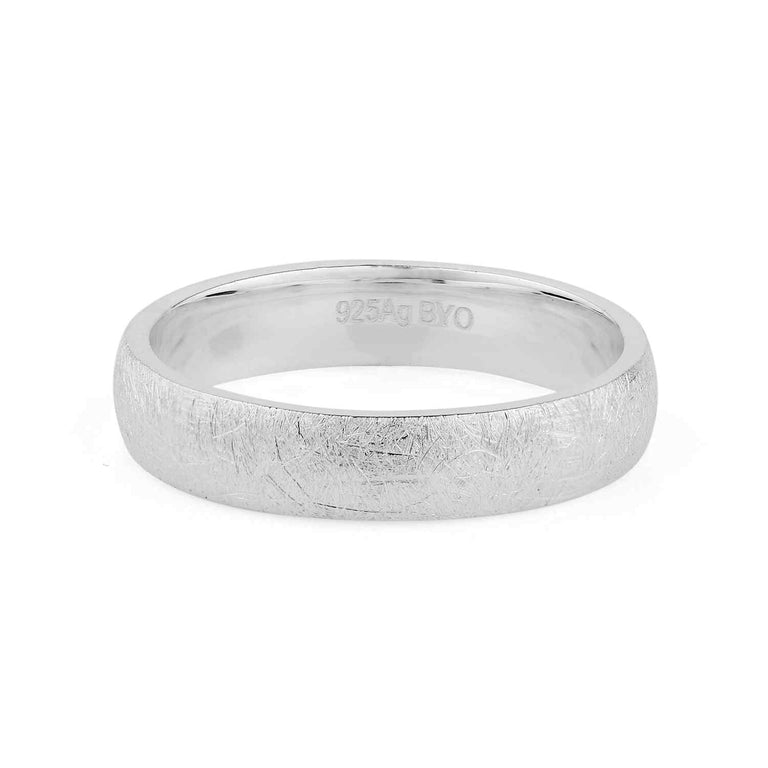 Ring COLIN 4 mm ice matt