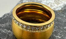 Ring Set gelbvergoldet Grösse 58