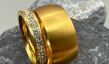 Ring Set gelbvergoldet Grösse 58