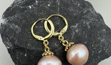 Creolen 925 Sterling Silber mit Perlen