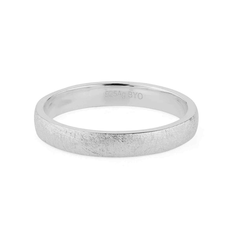 Ring COLIN 3 mm ice matt