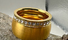 Ring Set gelbvergoldet Grösse 58