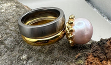 Ring Set mit Perle Grösse 52