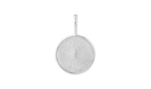 Anhänger FINGERPRINT rund
