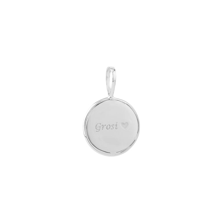 Anhänger FINGERPRINT rund