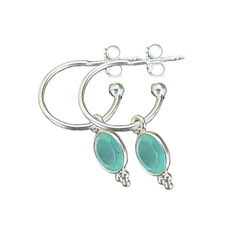 Halbcreole Lenny 15 mm mit Aqua Cahledony