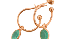 Halbcreole Lenny 15 mm mit Aqua Cahledony