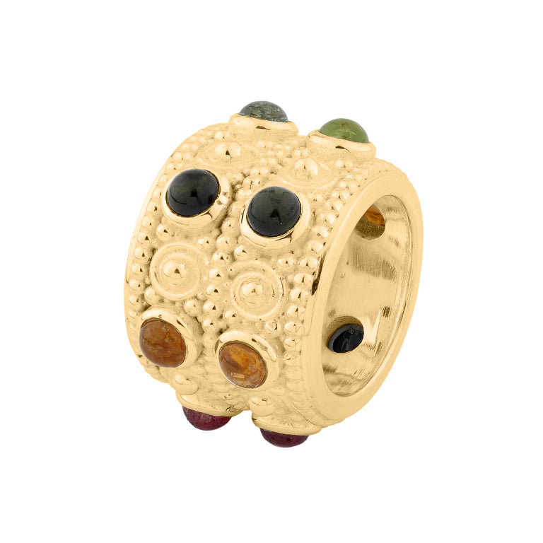 Ring ORNAMENTUM mit Multiturmalin