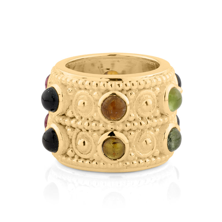 Ring ORNAMENTUM mit Multiturmalin