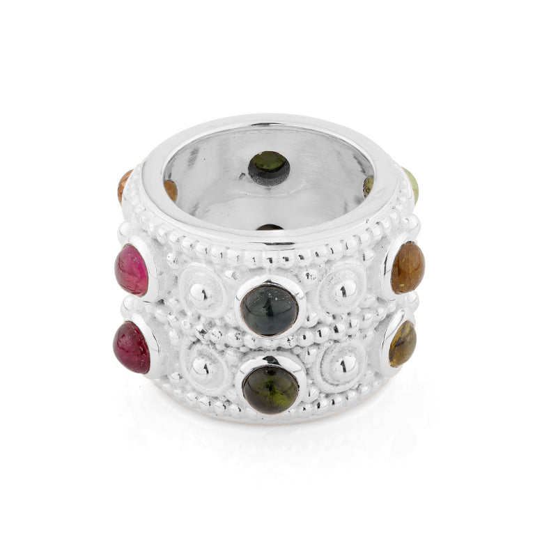 Ring ORNAMENTUM mit Multiturmalin