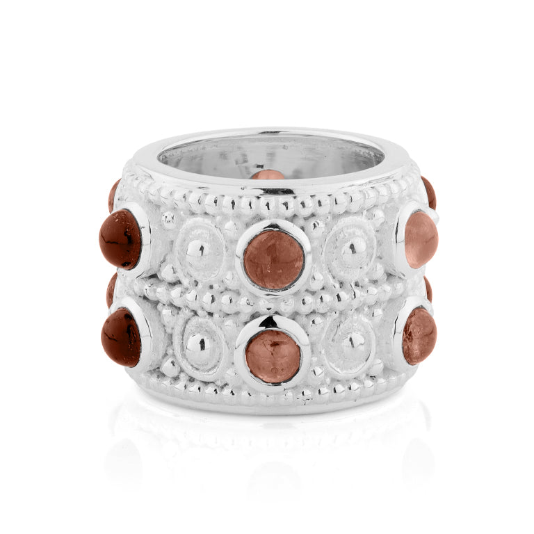 Ring ORNAMENTUM mit Multiturmalin