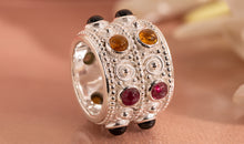 Ring ORNAMENTUM mit Multiturmalin