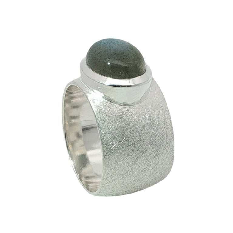 Unikate Ring NADINE – 925 Sterling Silber, Labradorit