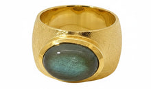 Unikate Ring NADINE – 925 Sterling Silber, Labradorit