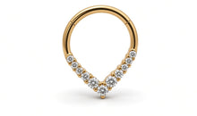 Titan G23 Septum Clicker mit Zirkonia – 1.2 mm / 10 mm