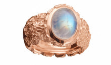 Ring LOTTA Mondstein | Statement Ring mit Rosenmuster