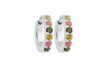 Creolen ANASTASIA Multiurmalin 18k Gold
