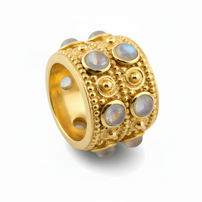 Ring ORNAMENTUM mit Mondstein