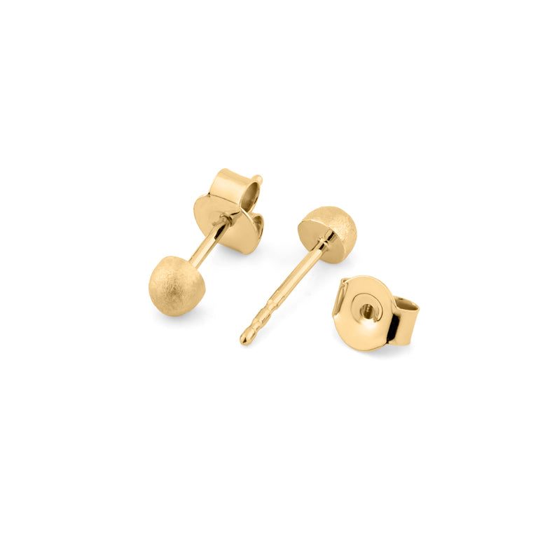 Ohrstecker HANNAH 4 mm ice matt