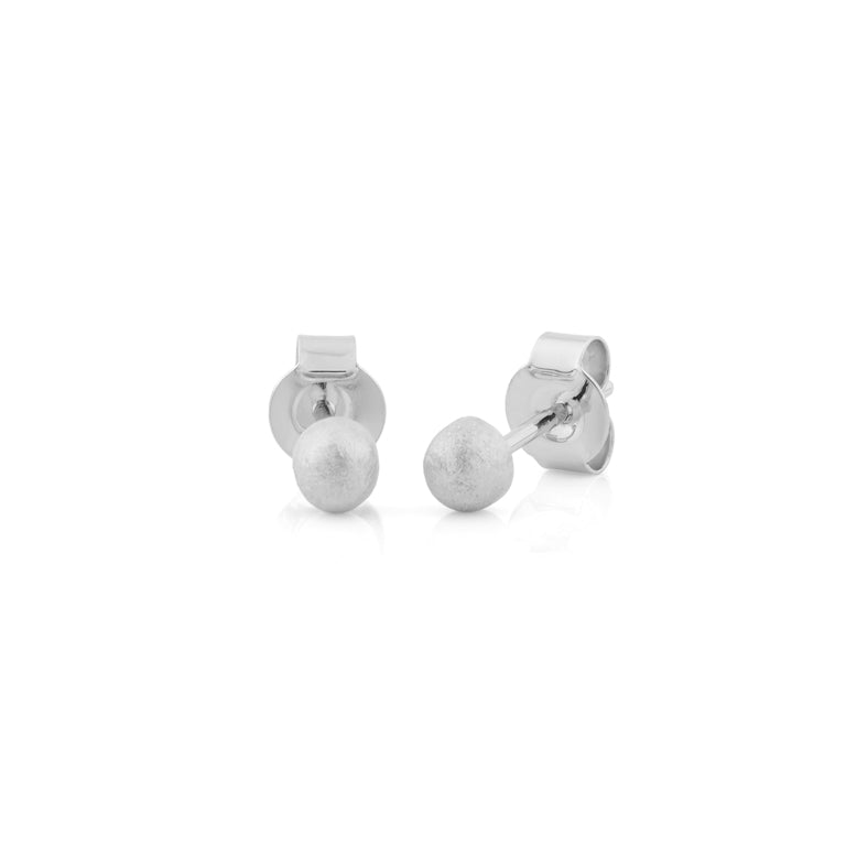 Ohrstecker HANNAH 4 mm ice matt