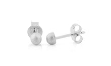 Ohrstecker HANNAH 4 mm ice matt