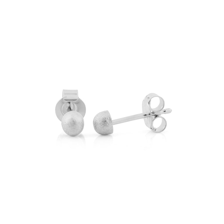 Ohrstecker HANNAH 4 mm ice matt