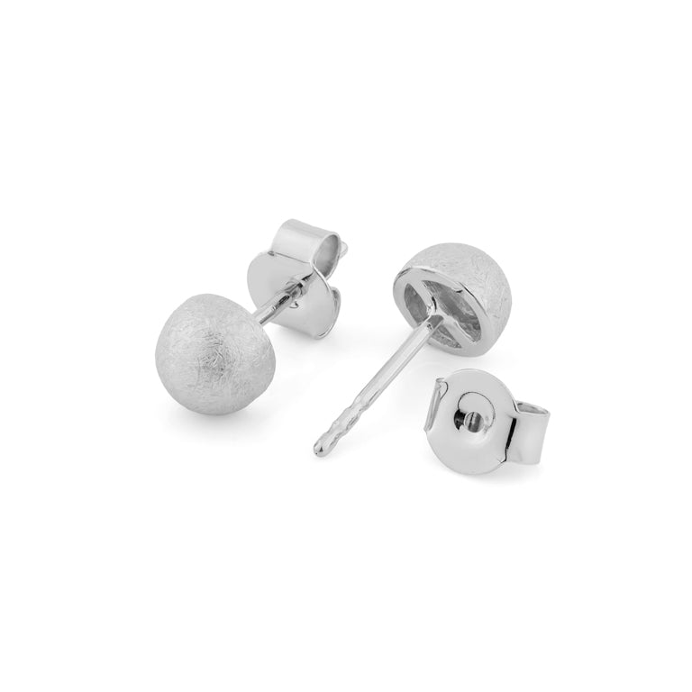 Ohrstecker HANNAH 6 mm ice matt