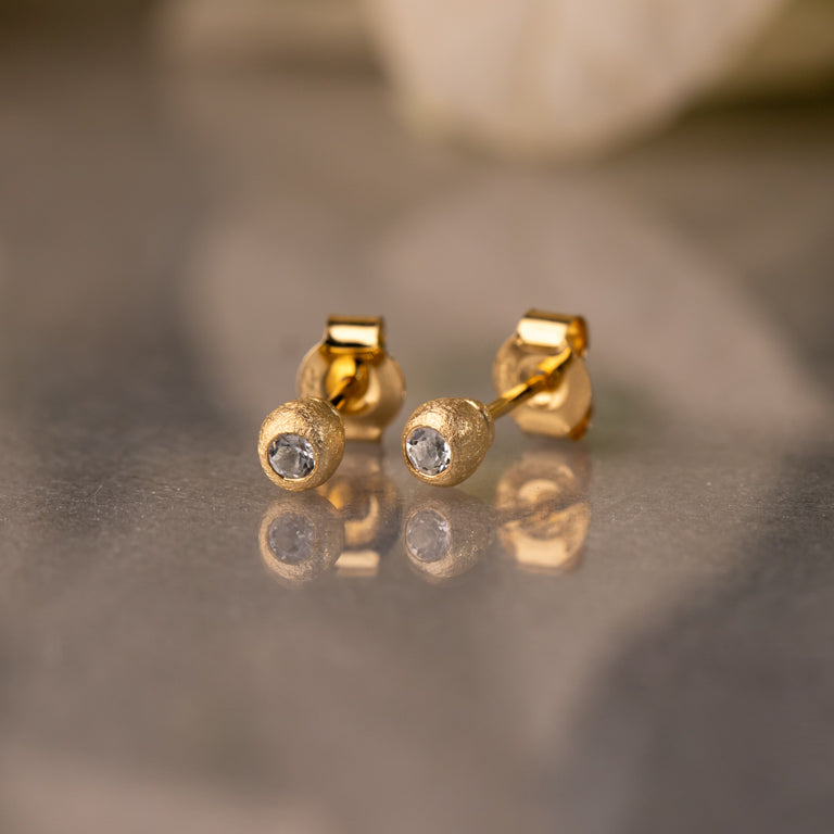 Ohrstecker MATILDE mit 2.5 mm Diamanten