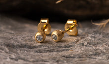 Ohrstecker MATILDE mit 2.5 mm Diamanten