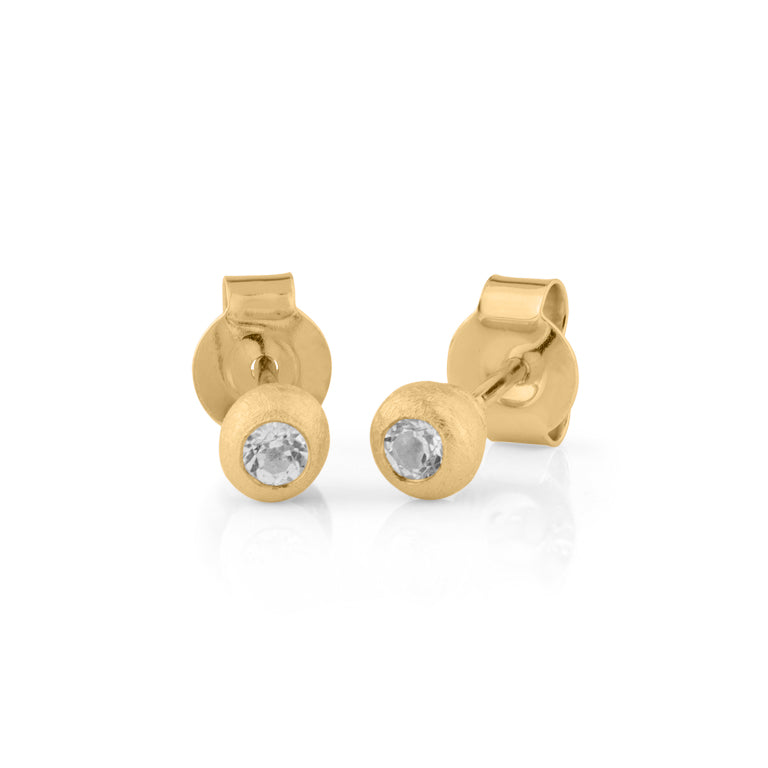 Ohrstecker MATILDE mit 2.5 mm Diamanten