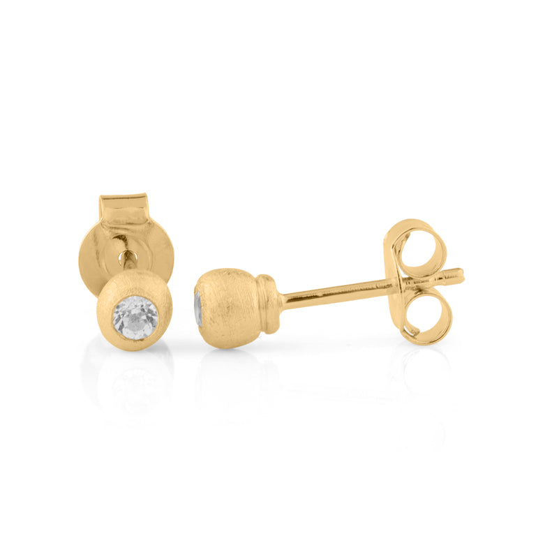 Ohrstecker MATILDE mit 2.5 mm Diamanten