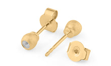 Ohrstecker MATILDE mit 2.5 mm Diamanten