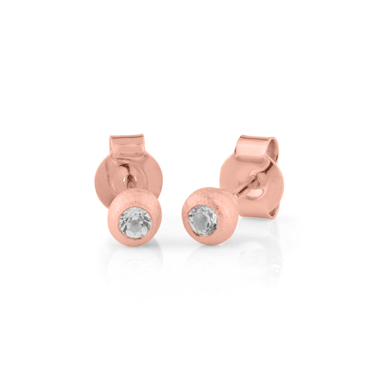 Ohrstecker MATILDE mit 2.5 mm Diamanten