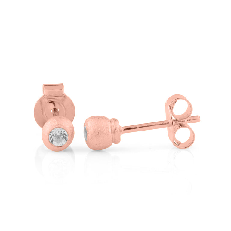 Ohrstecker MATILDE mit 2.5 mm Diamanten