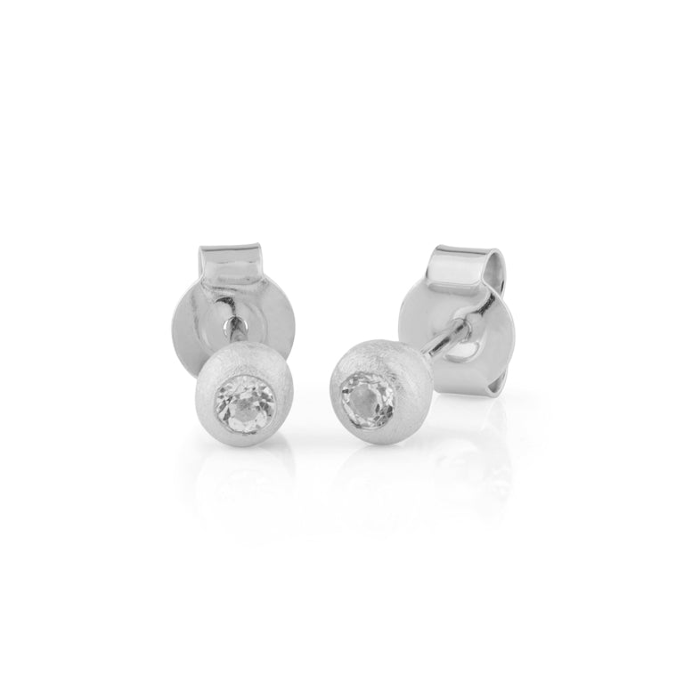 Ohrstecker MATILDE mit 2.5 mm Diamanten
