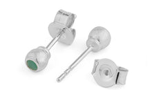 Ohrstecker MATILDE mit 2.5 mm Smaragden