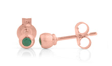 Ohrstecker MATILDE mit 2.5 mm Smaragden