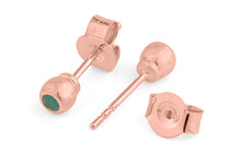 Ohrstecker MATILDE mit 2.5 mm Smaragden