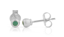 Ohrstecker MATILDE mit 2.5 mm Smaragden