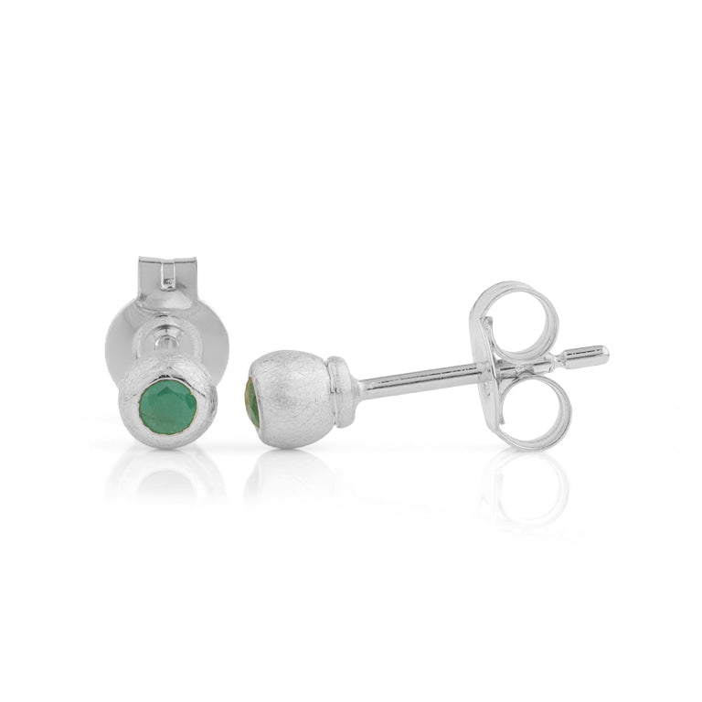 Ohrstecker MATILDE mit 2.5 mm Smaragden