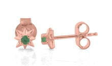 Ohrstecker EMILIA mit Smaragd